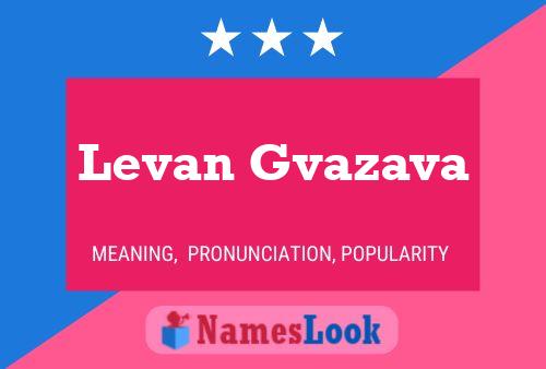 Poster del nome Levan Gvazava