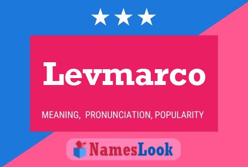 Poster del nome Levmarco