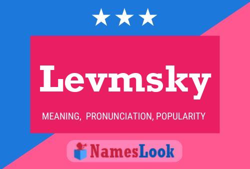 Poster del nome Levmsky