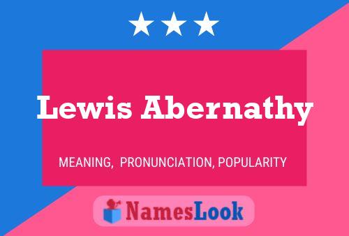 Poster del nome Lewis Abernathy