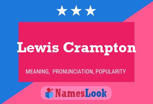 Poster del nome Lewis Crampton