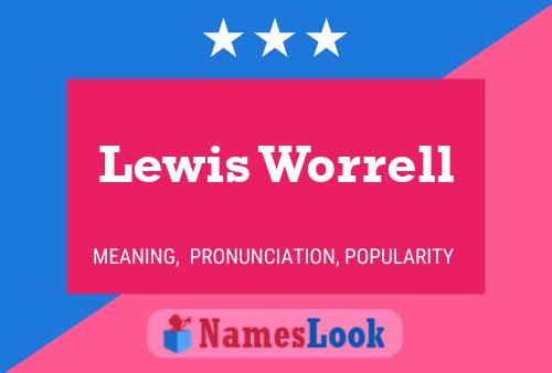 Poster del nome Lewis Worrell