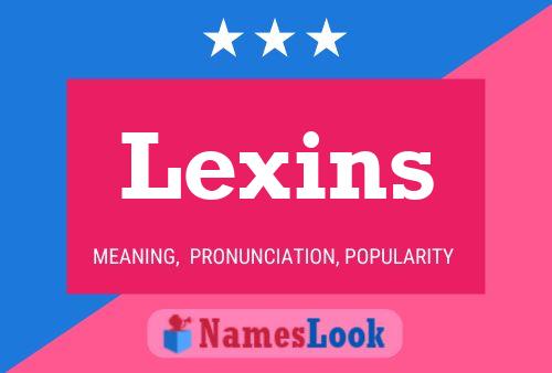 Poster del nome Lexins