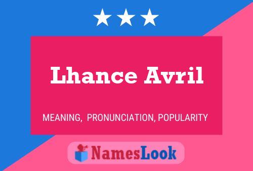 Poster del nome Lhance Avril