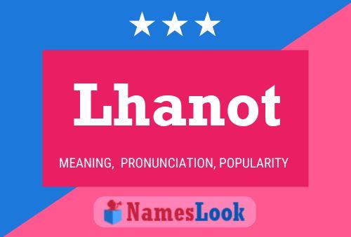 Poster del nome Lhanot