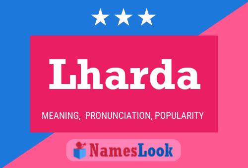 Poster del nome Lharda