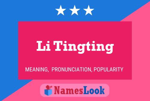 Poster del nome Li Tingting