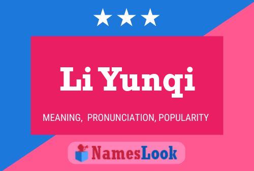 Poster del nome Li Yunqi