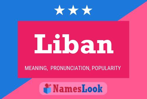 Poster del nome Liban