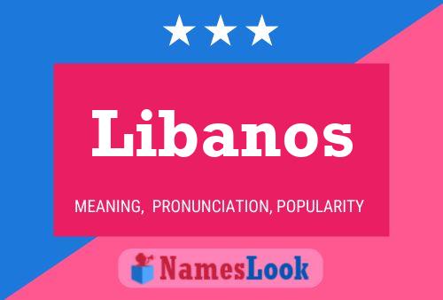 Poster del nome Libanos