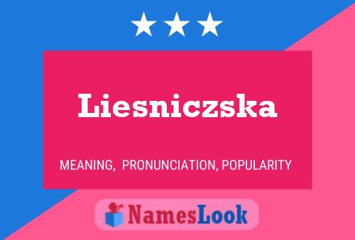 Poster del nome Liesniczska