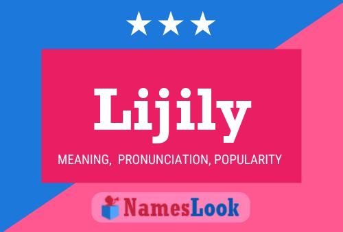 Poster del nome Lijily