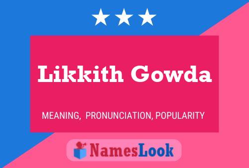 Poster del nome Likkith Gowda