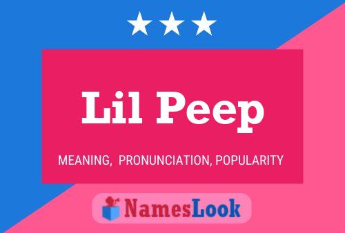 Poster del nome Lil Peep