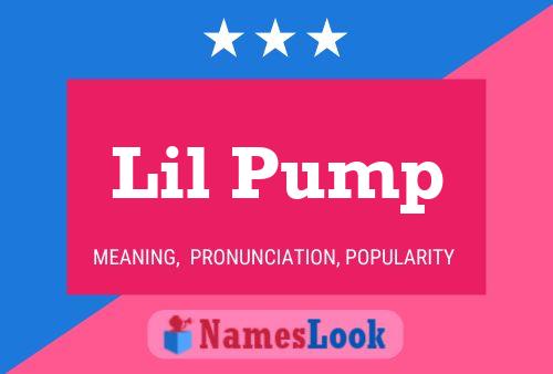 Poster del nome Lil Pump