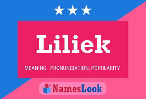 Poster del nome Liliek