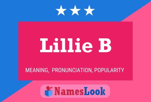 Poster del nome Lillie B