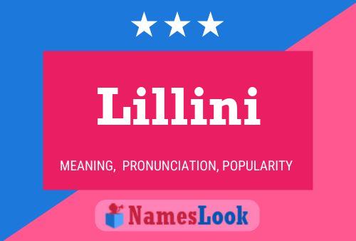 Poster del nome Lillini