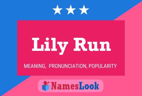 Poster del nome Lily Run