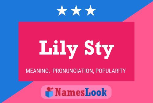 Poster del nome Lily Sty