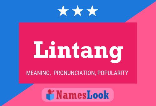 Poster del nome Lintang