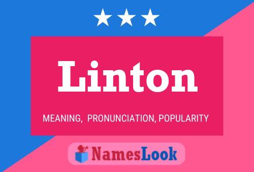 Poster del nome Linton