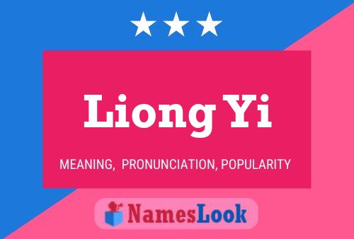 Poster del nome Liong Yi