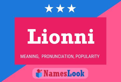 Poster del nome Lionni