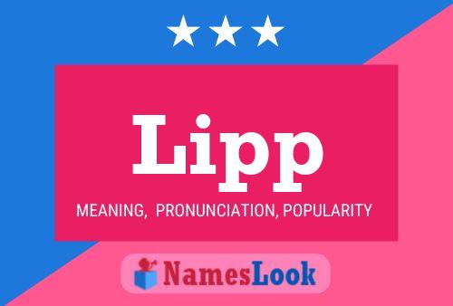 Poster del nome Lipp