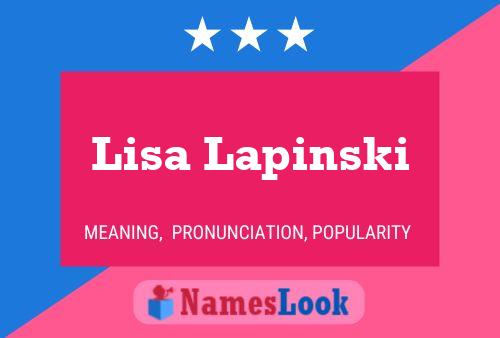 Poster del nome Lisa Lapinski