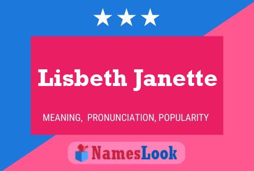 Poster del nome Lisbeth Janette