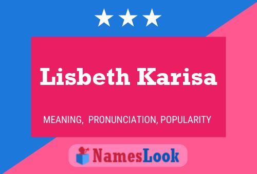 Poster del nome Lisbeth Karisa