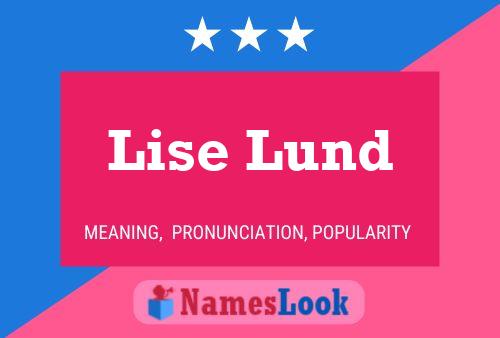 Poster del nome Lise Lund