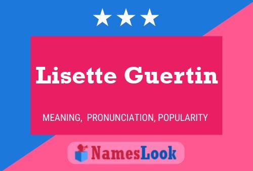 Poster del nome Lisette Guertin