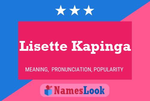 Poster del nome Lisette Kapinga