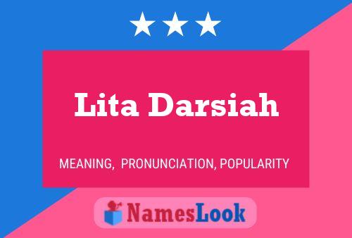 Poster del nome Lita Darsiah