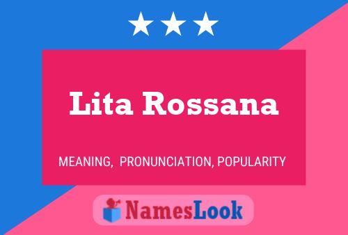 Poster del nome Lita Rossana