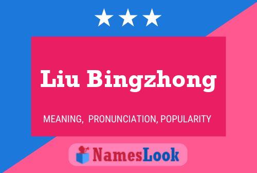 Poster del nome Liu Bingzhong