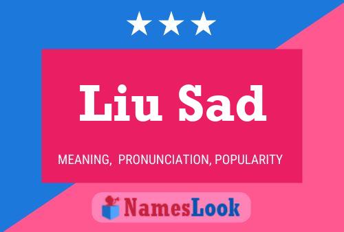 Poster del nome Liu Sad