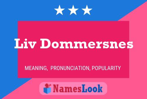 Poster del nome Liv Dommersnes