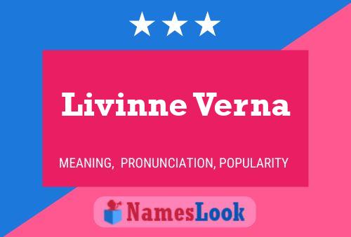 Poster del nome Livinne Verna