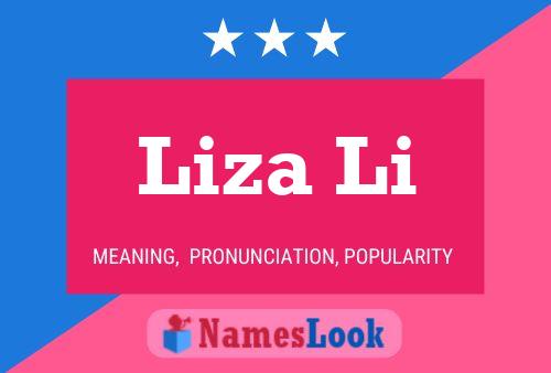 Poster del nome Liza Li