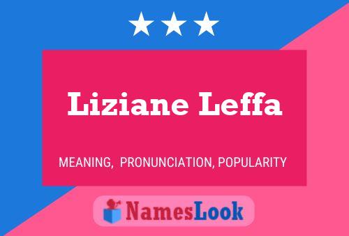 Poster del nome Liziane Leffa