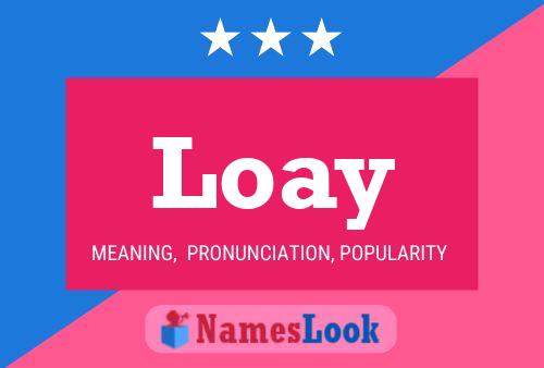 Poster del nome Loay