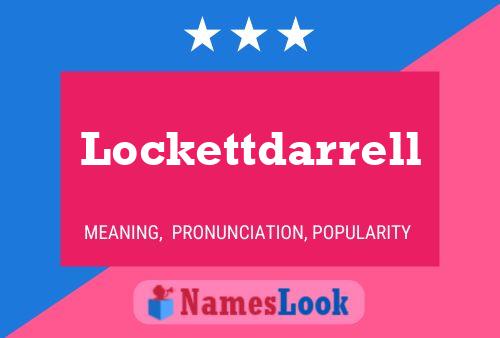 Poster del nome Lockettdarrell