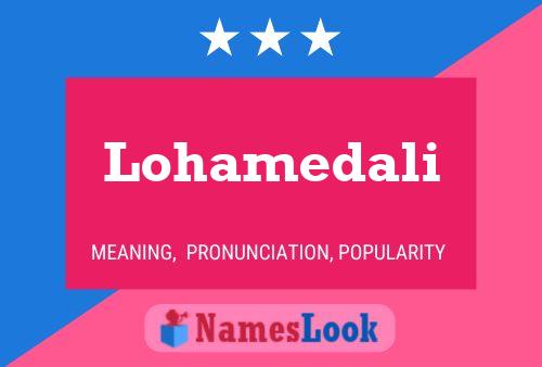 Poster del nome Lohamedali