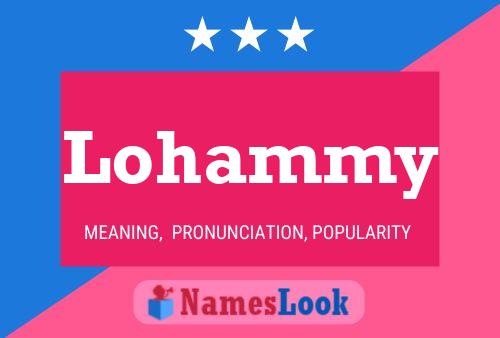 Poster del nome Lohammy