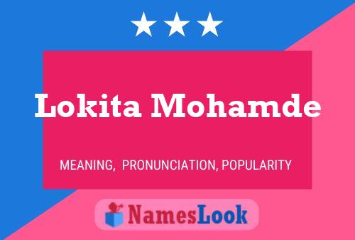 Poster del nome Lokita Mohamde