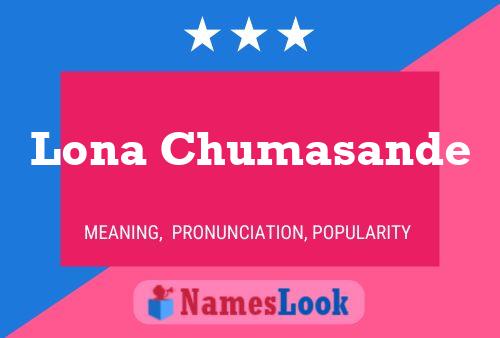 Poster del nome Lona Chumasande