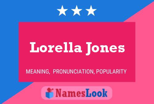 Poster del nome Lorella Jones